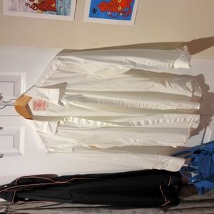 J. Press White Men's dress shirt